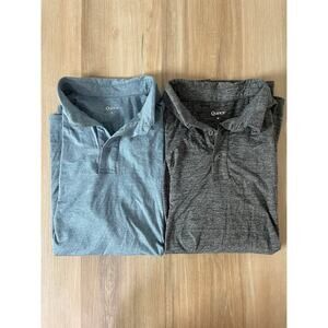 Quince Blue and Gray Men's Polo Shirts